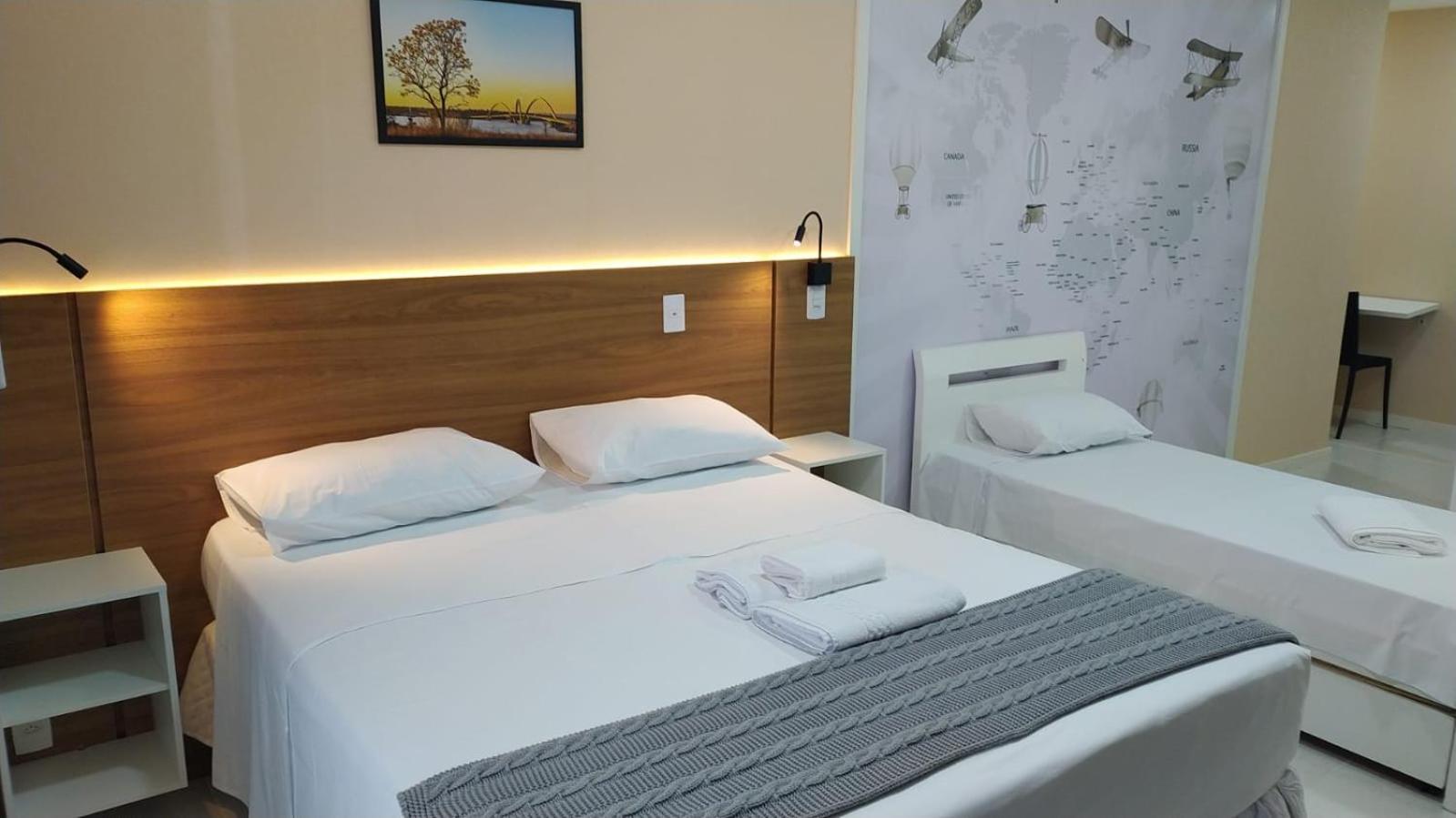 Vision Apart-Hotel Piscina Academia Garagem Andar Alto Brasília Eksteriør bilde